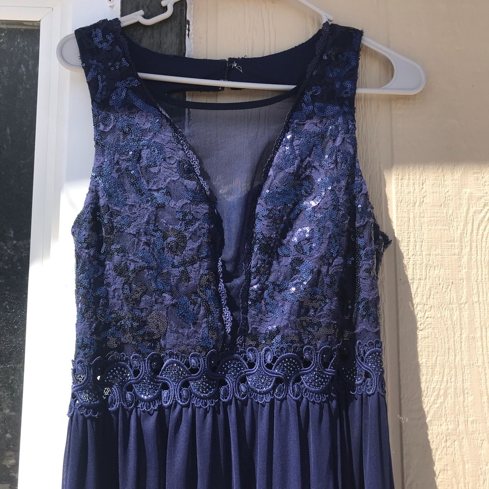 Macy’s Navy Prom Dress